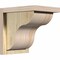Ekena Millwork Carmel Rough Sawn Corbel w/Backplate, Douglas Fir, 8"W x 10"D x 10"H COR08X10X10CAR01RDF - alternate 1